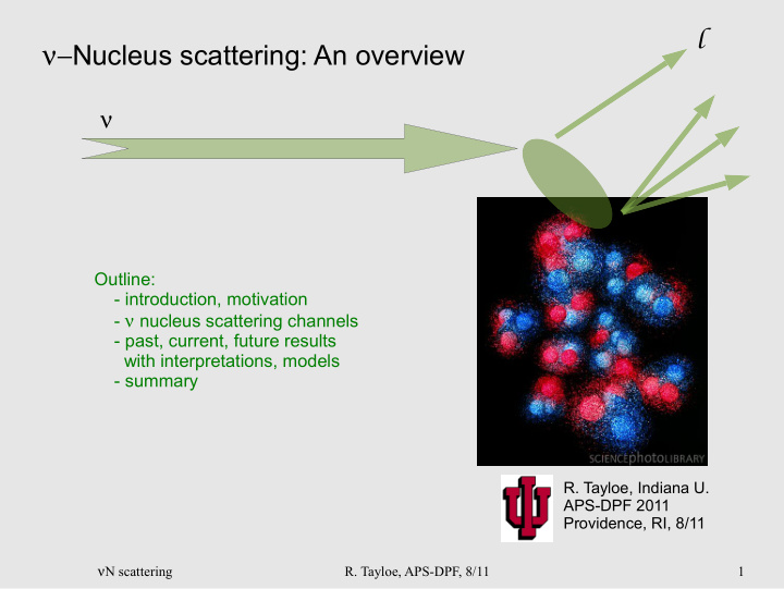 nucleus scattering an overview