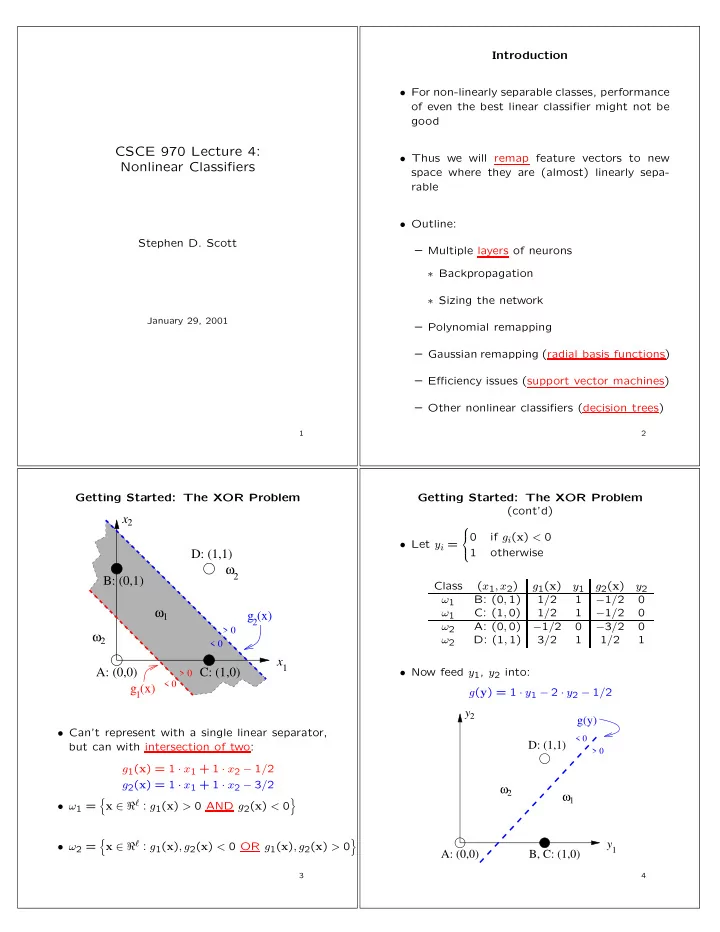 csce 970 lecture 4