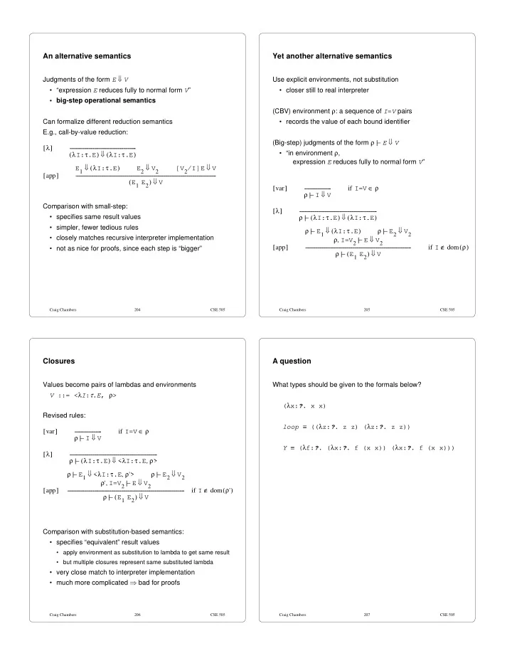 an alternative semantics yet another alternative semantics