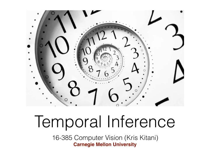 temporal inference