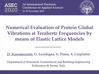 Numerical Evaluation of Protein Global  Vibrations at Terahertz Frequencies by  means of Elastic