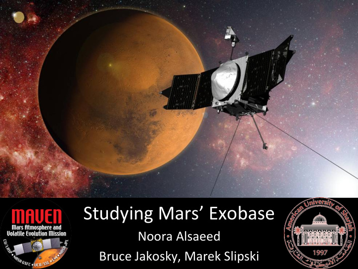 studying mars exobase