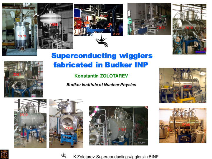 superconducting wigglers
