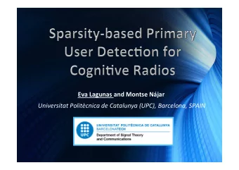 Universitat  Politcnica  de  Catalunya  (UPC),  Barcelona,  SPAIN