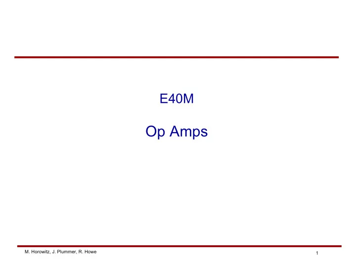 op amps