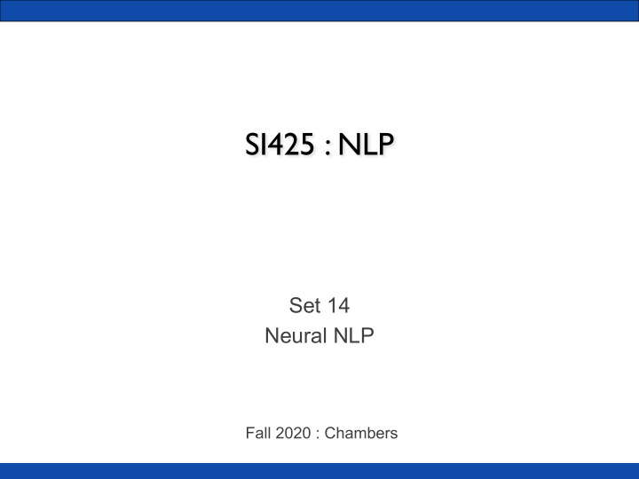 si425 nlp