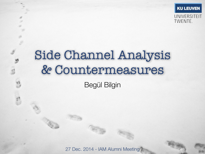 side channel analysis countermeasures