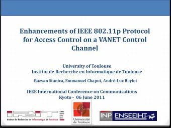 Channel  University of Toulouse  Institut de Recherche en Informatique de Toulouse  Razvan Stanica,