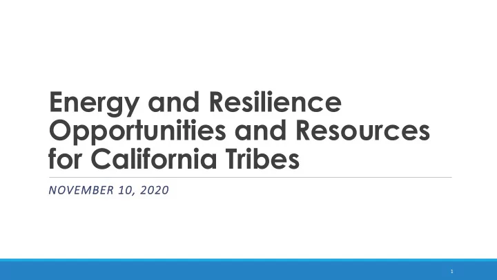 opportunities and resources