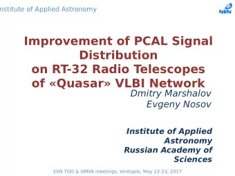 Improvement of PCAL Signal  Distribution  on RT-32 Radio Telescopes  of Quasar VLBI Network