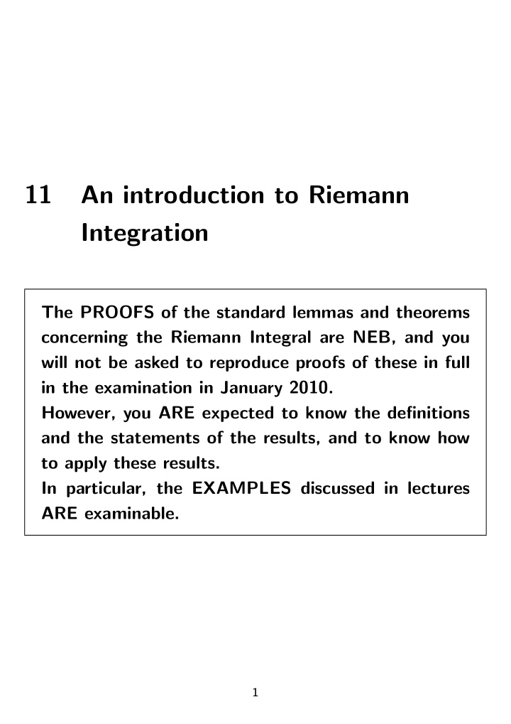 11 an introduction to riemann integration