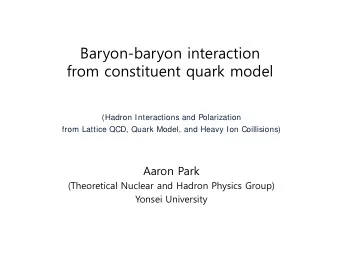 Baryon-baryon interaction  from constituent quark model  (Hadron Interactions and Polarization