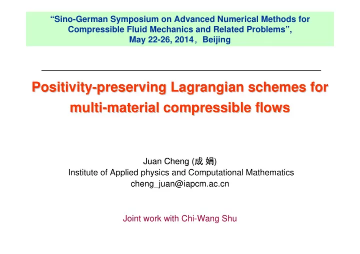 positivity preserving lagrangian schemes for preserving