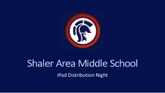 iPad Distribution Night  iPad Case  The students will be issued an iPad with a District-issued