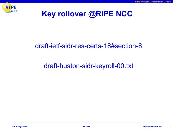 key rollover ripe ncc