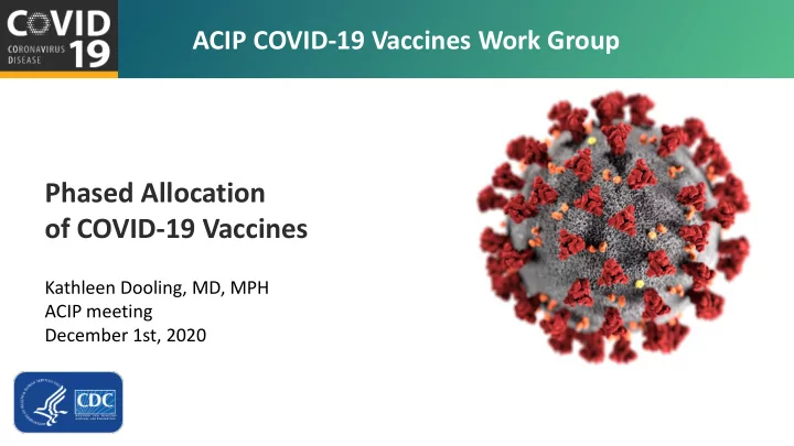 phased allocation of covid 19 vaccines