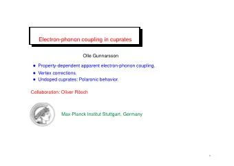 , if |  |   ph ;   ep (  ) =  (electron self-energy, weak coupl.) 0 , if