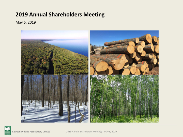 2019 annual shareholders meeting