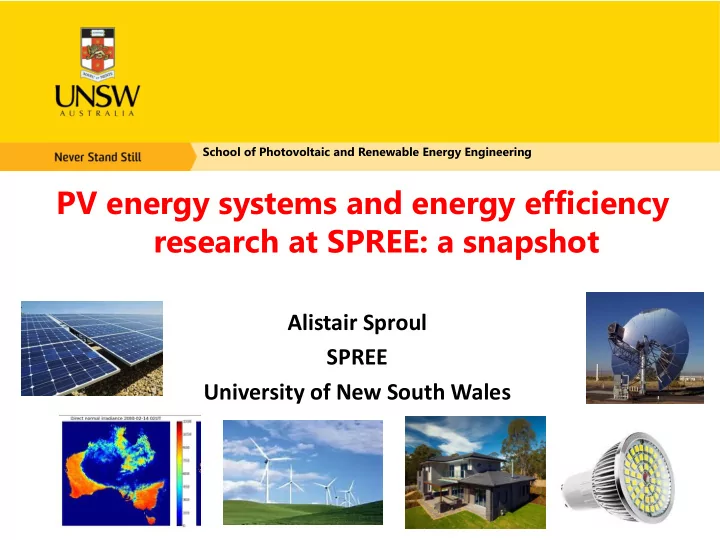 pv energy systems and energy efficiency