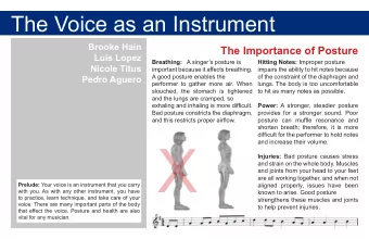 X  and increase their volume. Injuries: Bad posture causes stress  and strain on the whole body.