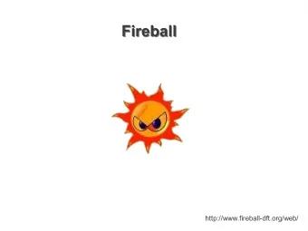 Fireball  Fireball  http://www.fireball-dft.org/web/  SIESTA  SIESTA  Fireball  Fireball