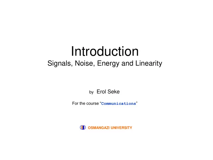 introduction