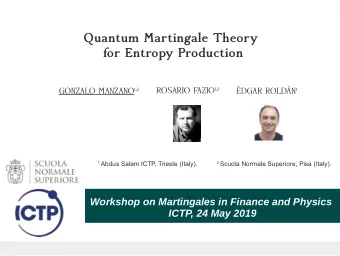 Q  u  a  n  t  u  m  M  a  r  t  i  n  g  a  l  e  T  h  e  o  r  y  f  o  r  E  n  t  r  o  p  y