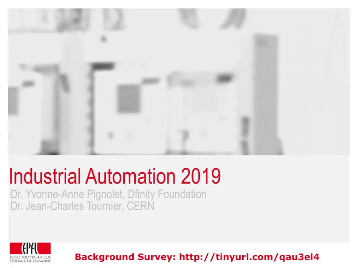 industrial automation 2019