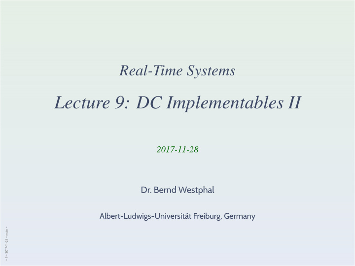 lecture 9 dc implementables ii