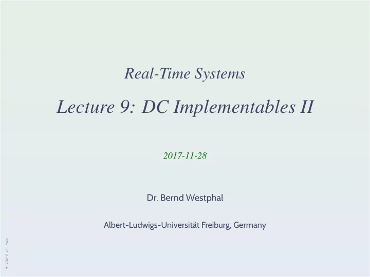 lecture 9 dc implementables ii