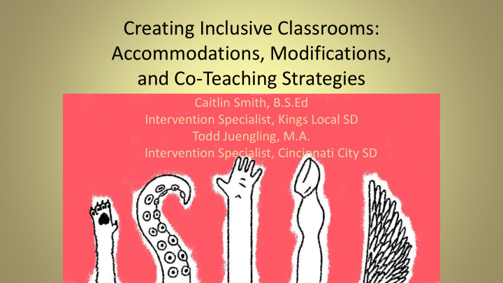 creating inclusive classrooms accommodations