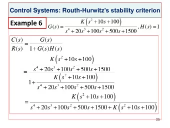 2  K s  10  s  100          4  3  2  s  20  s  100  s  500  s  1500