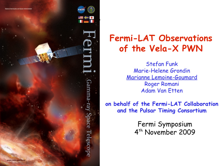 fermi lat observations of the vela x pwn