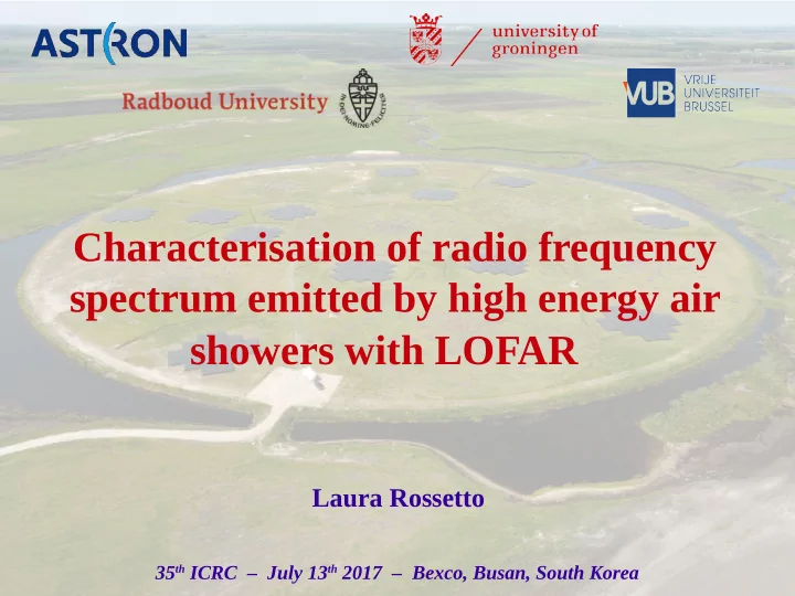 showers with lofar