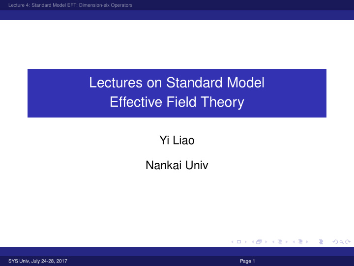 lectures on standard model effective field theory