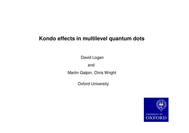 kondo effects in multilevel quantum dots