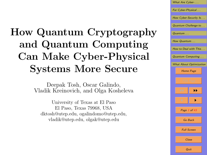how quantum cryptography