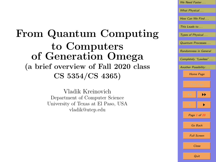from quantum computing