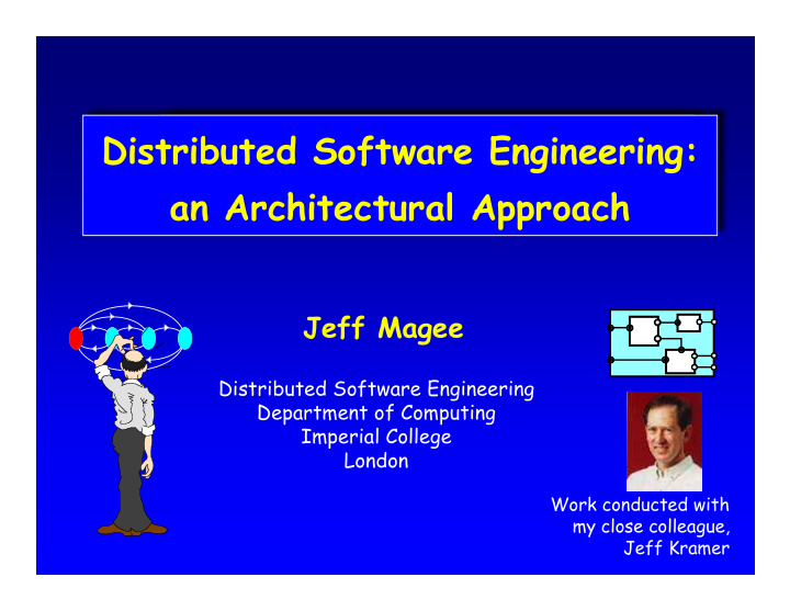 distributed software engineering an architectural approach
