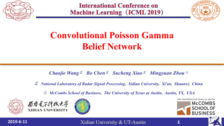 convolutional poisson gamma belief network