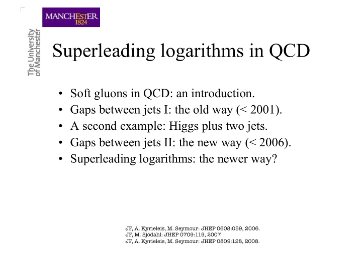 superleading logarithms in qcd