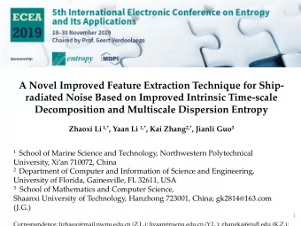 radiated Noise Based on Improved Intrinsic Time-scale  Decomposition and Multiscale Dispersion
