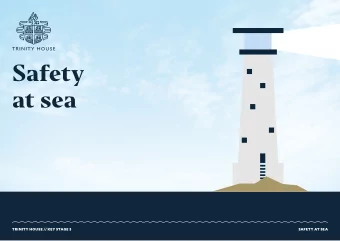 Safety  at sea  TRINITY HOUSE // KEY STAGE 3  SAFETY AT SEA Starter  Activity 1   TRINITY