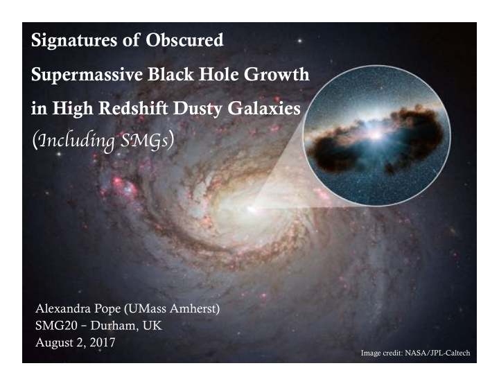 signatures of obscured supermassive black hole growth in