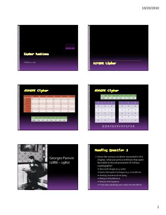 Georges Painvin  chapter, what are some conditions that seem  (1886  1980)  favorable to the