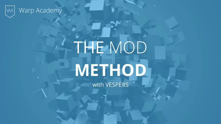 the mod method