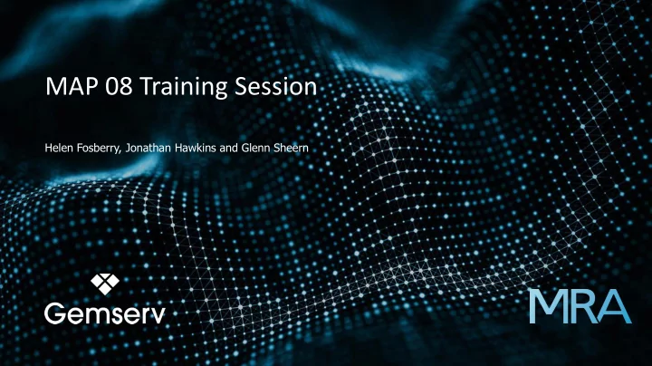 map 08 training session