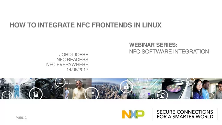 how to integrate nfc frontends in linux