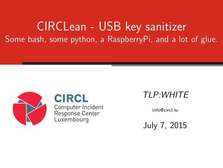 circlean usb key sanitizer