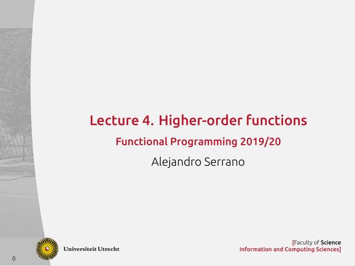 lecture 4 higher order functions